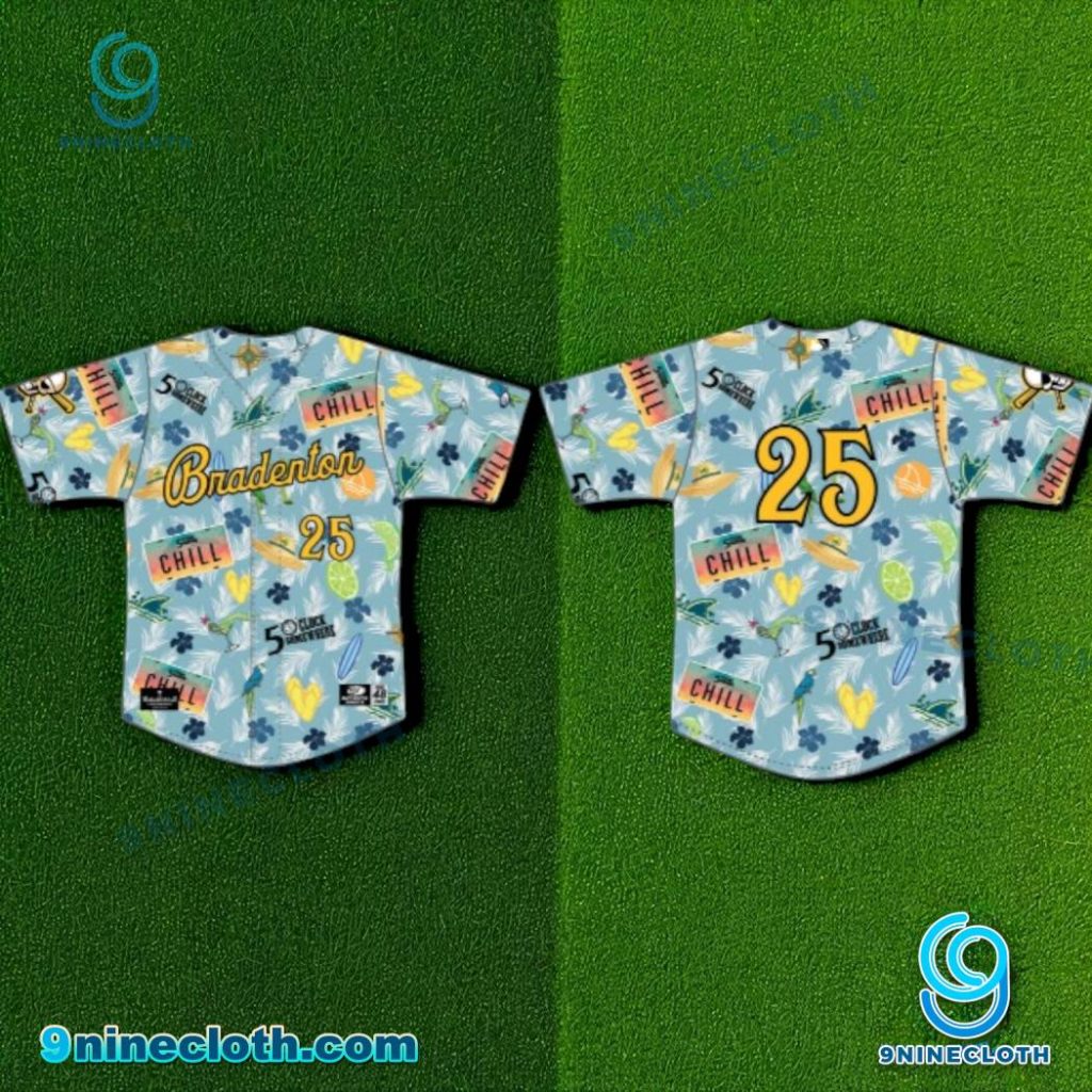 Bradenton Marauders Margaritaville Night 2025 Baseball Jersey HG