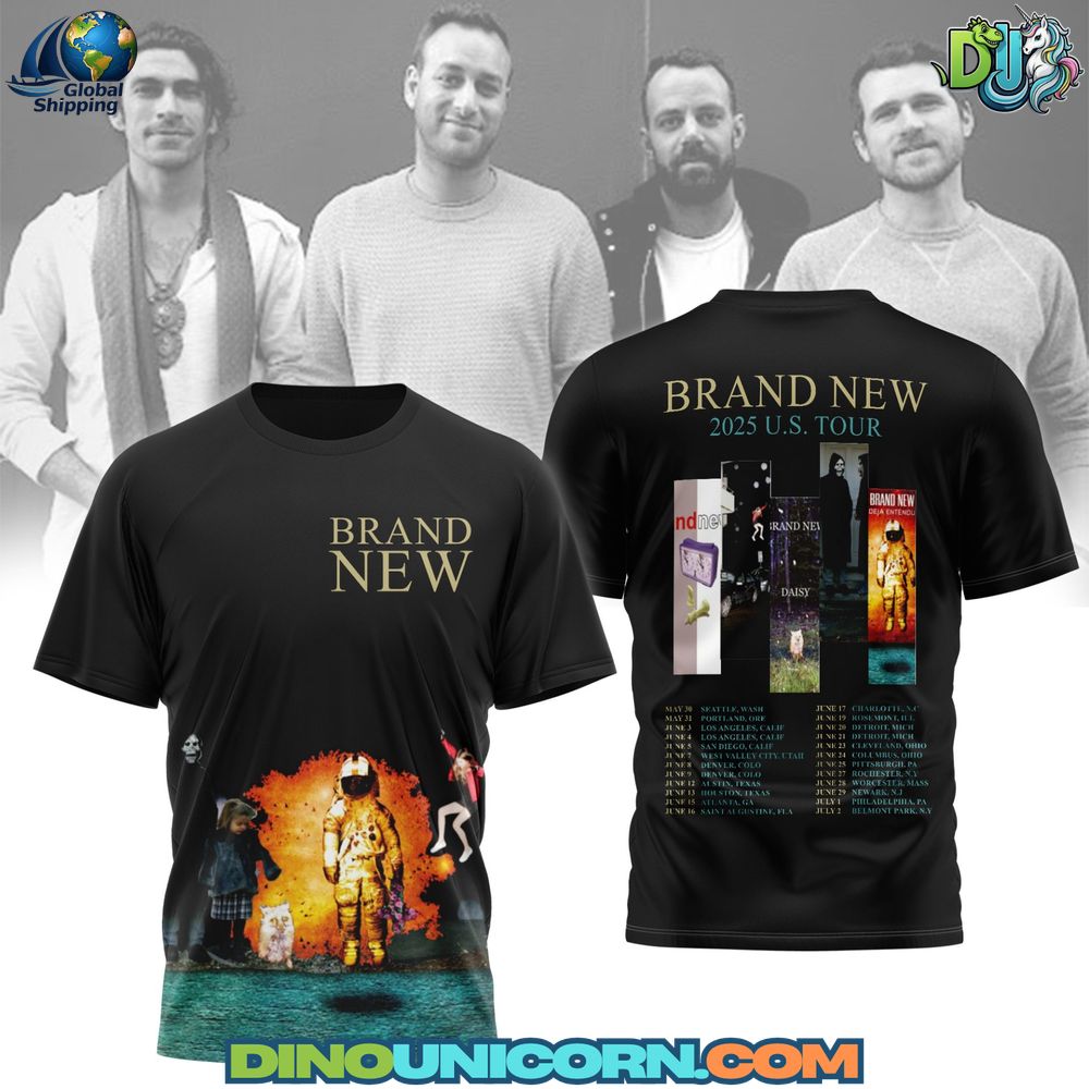 Brand New 2025 US Tour T-Shirt Hoodie Or Zip-up Hoodie NNA