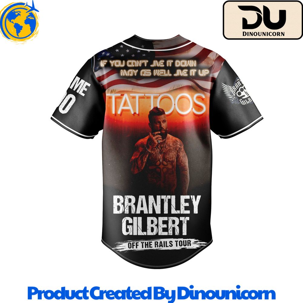 Brantley Gilbert Baseball Jersey NNA - Image 4