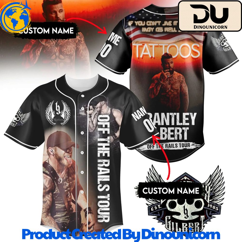 Brantley Gilbert Baseball Jersey NNA