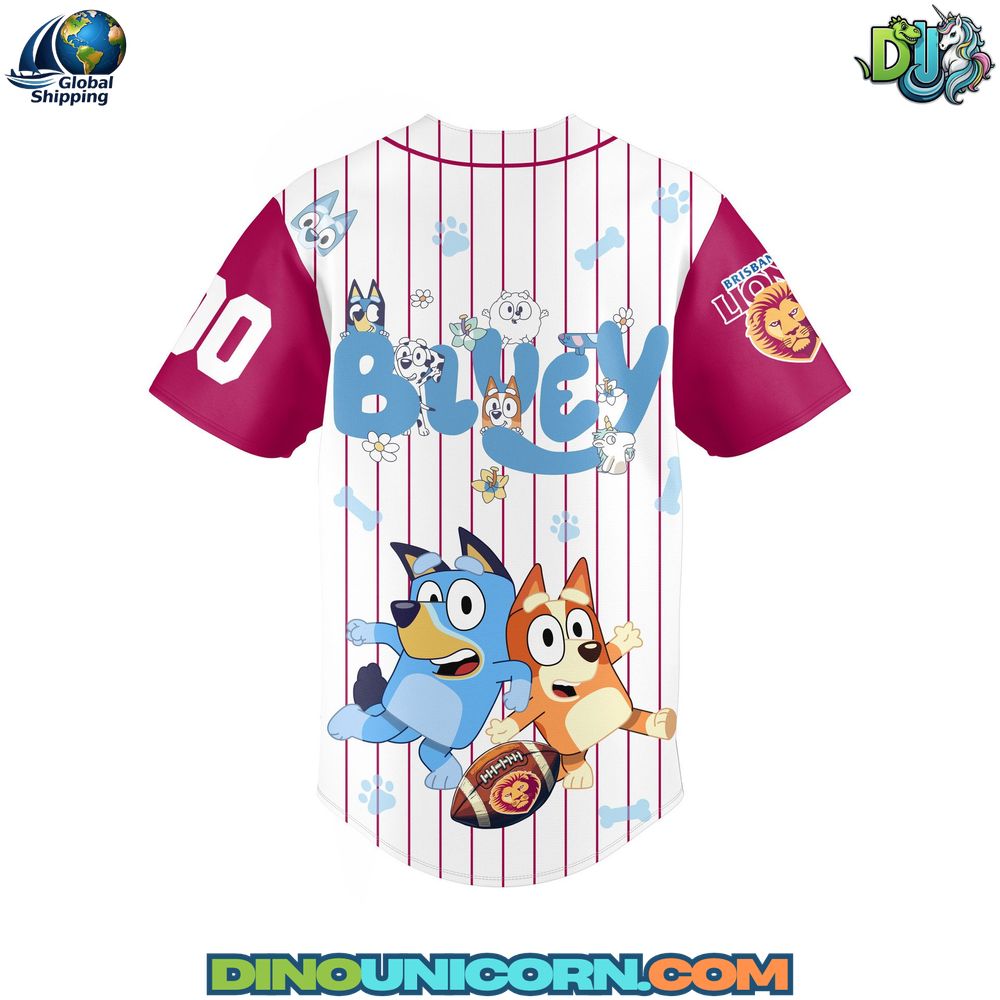 Brisbane Lions AFL x Blu3y Baseball Jersey NNA - Image 4