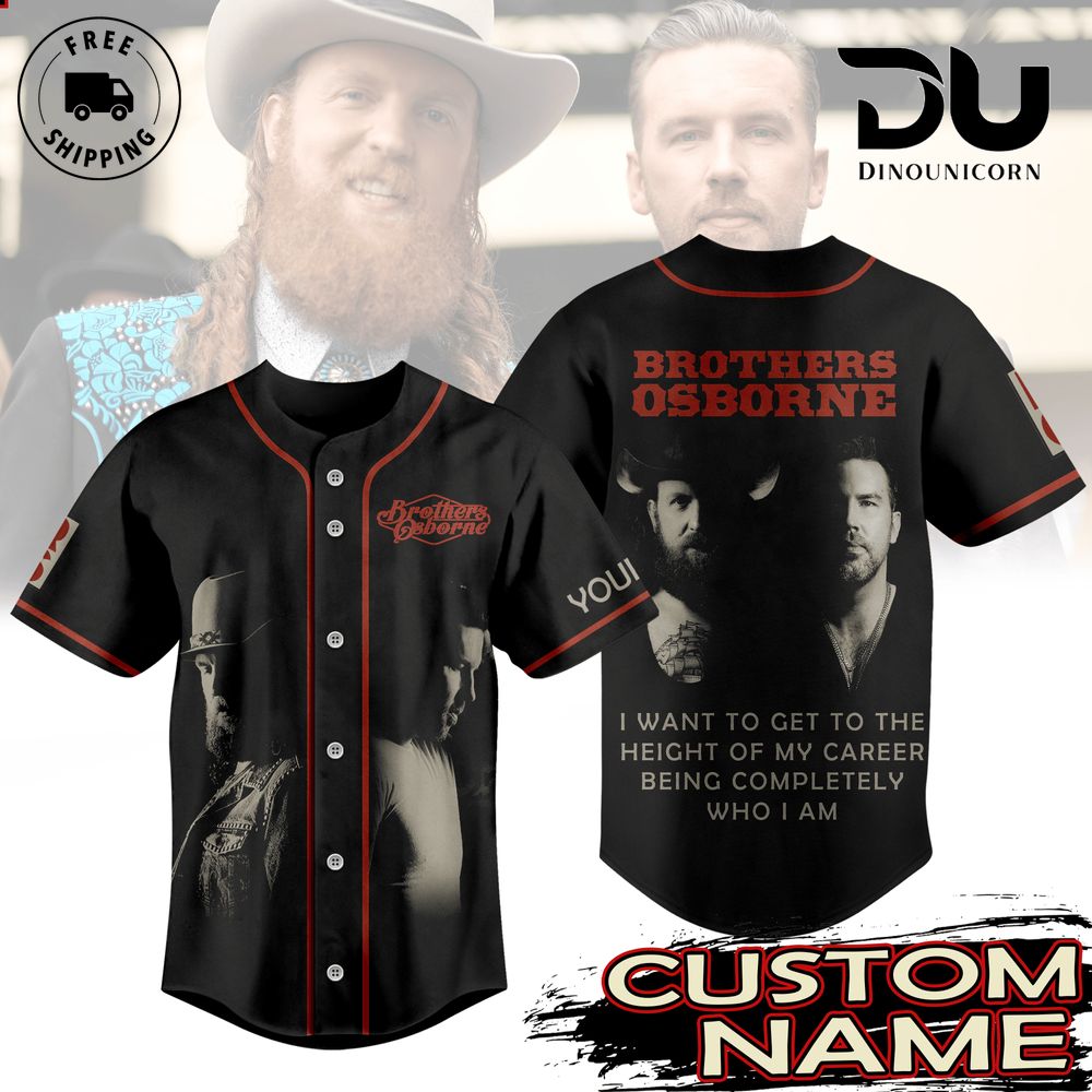 Brothers Osborne Baseball Jersey NNA Shirt