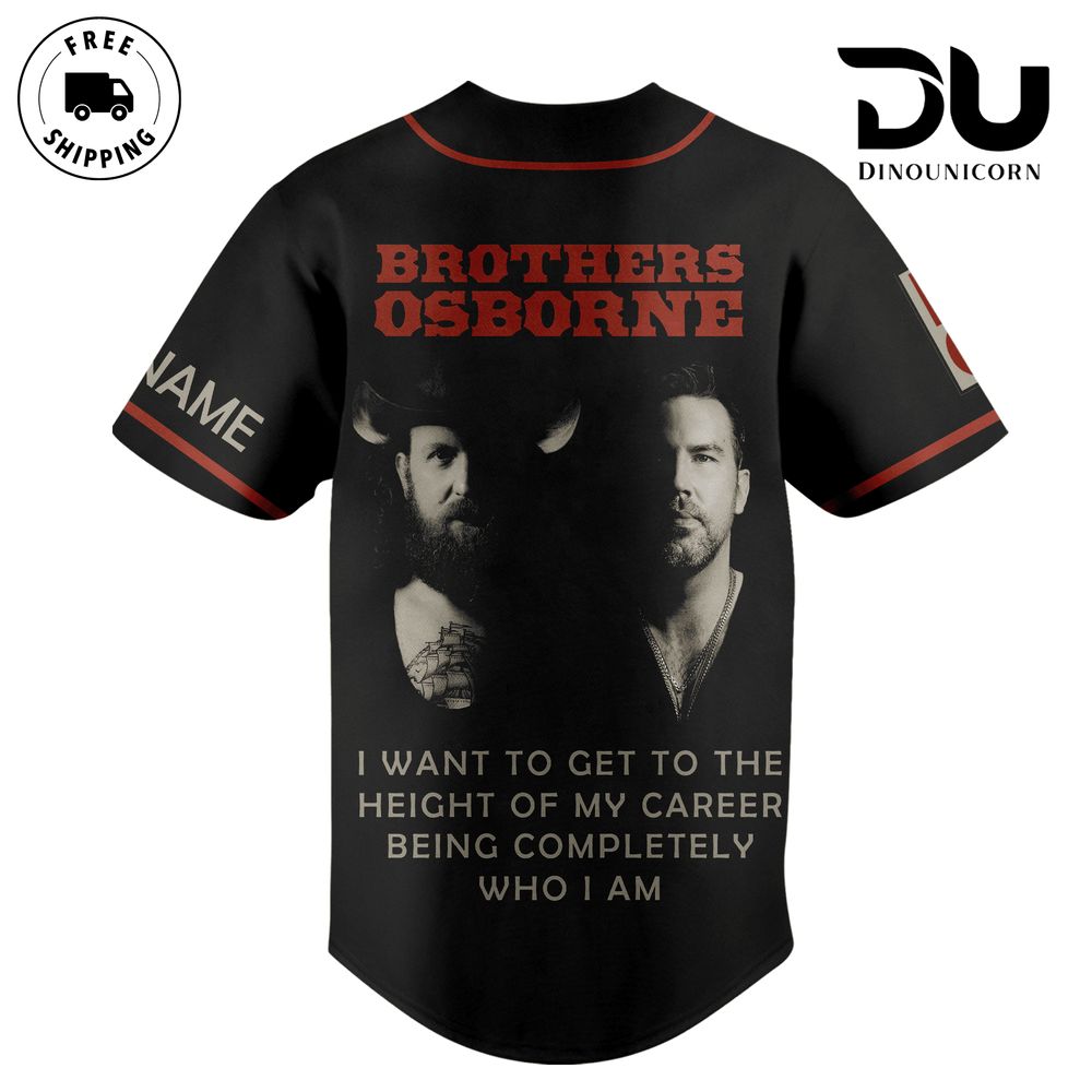 Brothers Osborne Baseball Jersey NNA Shirt - Image 2