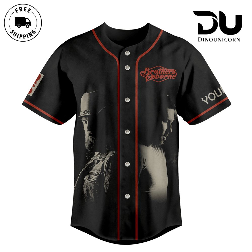 Brothers Osborne Baseball Jersey NNA Shirt - Image 3