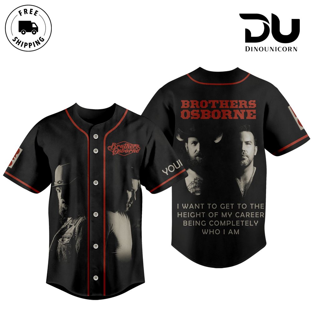 Brothers Osborne Baseball Jersey NNA Shirt - Image 4