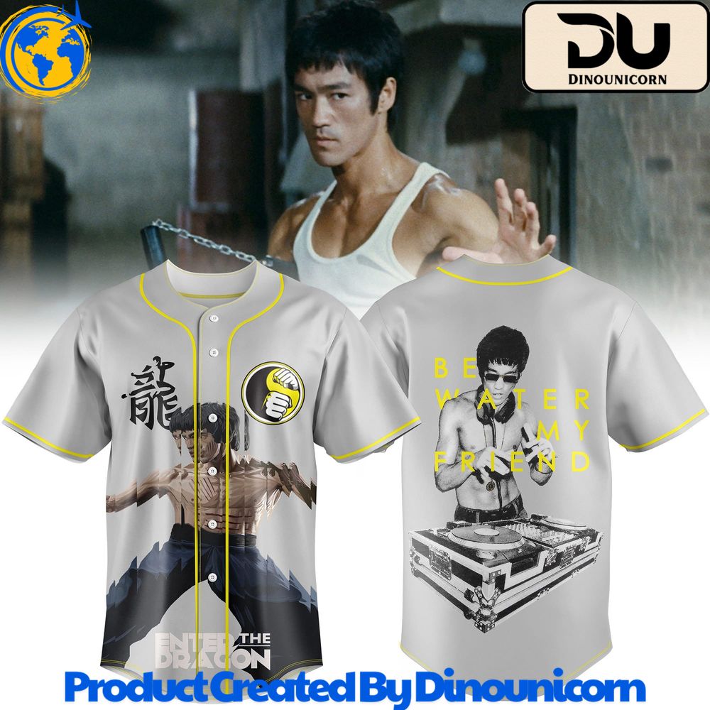 Bruce Lee Baseball Jersey NNA
