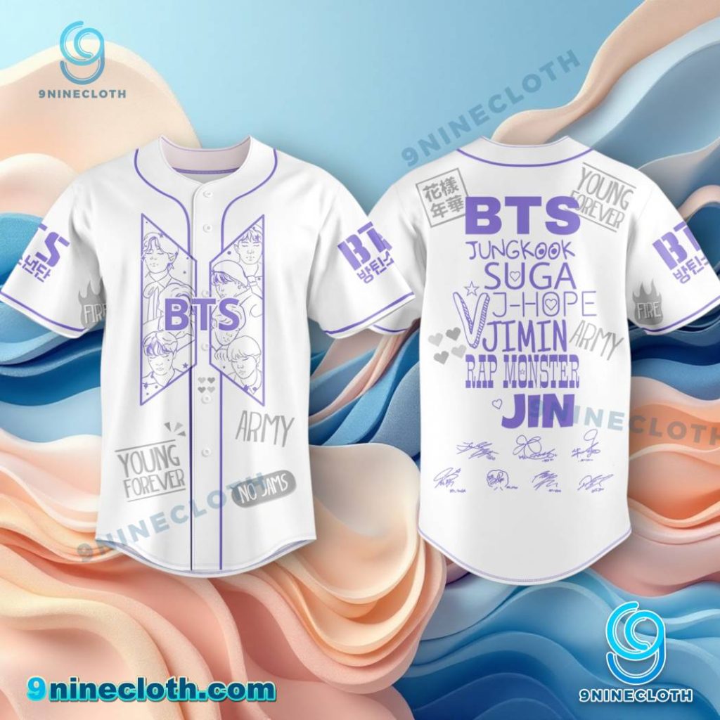 BTS Comeback & World Tour 2026 Baseball Jersey HG
