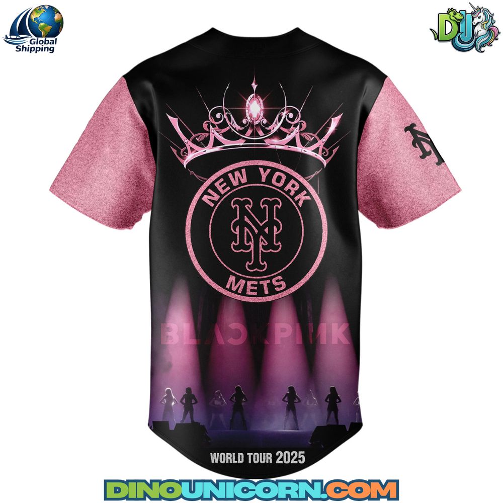 NYMets x Blackpink Baseball Jersey NNA - Image 3