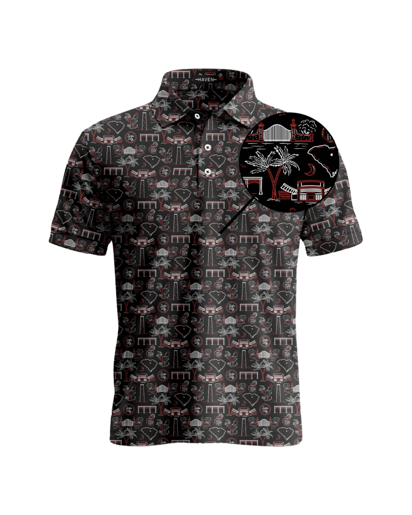 South Carolina Football HFN Polo Shirt The Palmetto Golf
