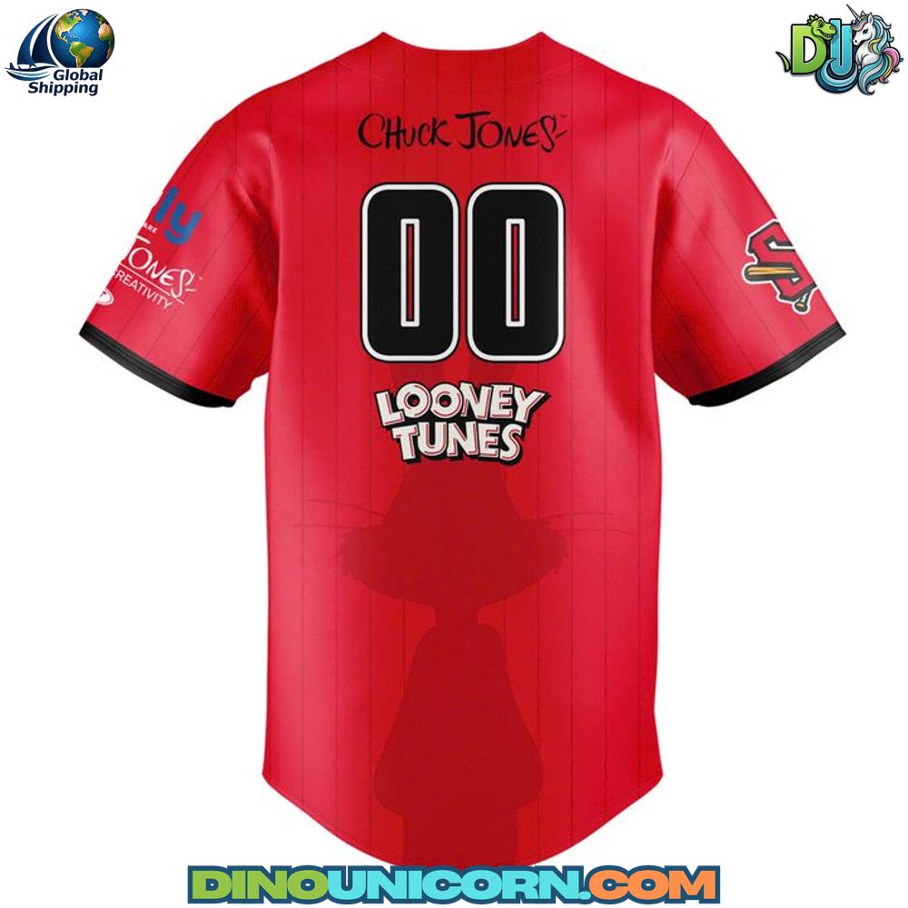 Schaumburg Boomers Baseball x Looney Tunes Baseball Jersey NNA - Image 3