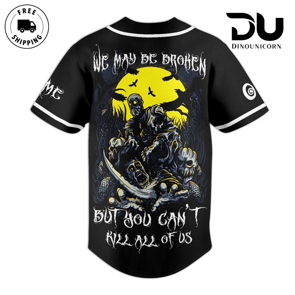 Motionless In White – Devil’S Night Baseball Jersey NNA Shirt - Image 3