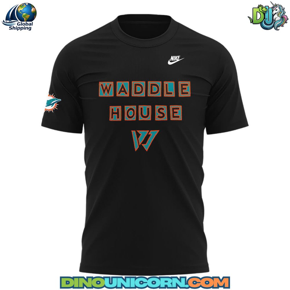 Miami Dolphins WADDLE HOUSE T-Shirt Hoodie Or Zip-up Hoodie NNA - Image 2