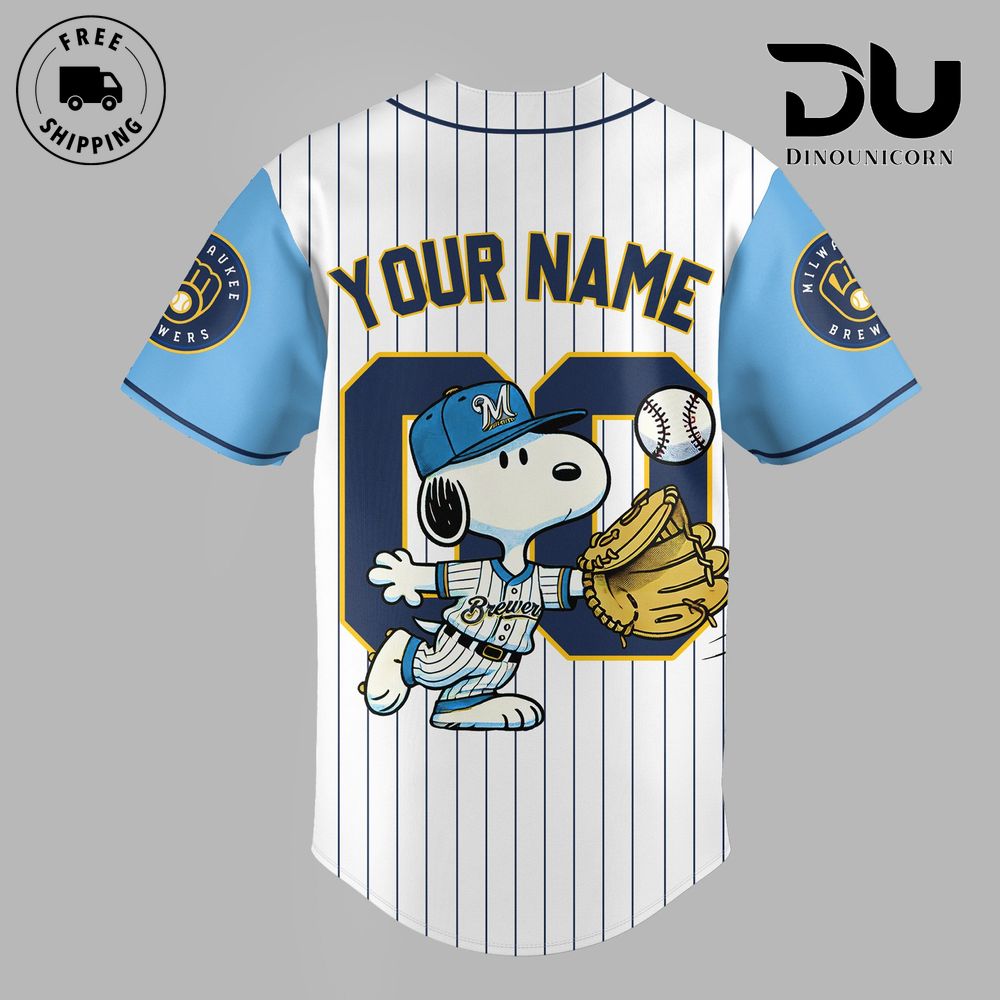 Milwaukee Brewers MLB Baseball Jersey NNA Official Team Apparel - Image 3