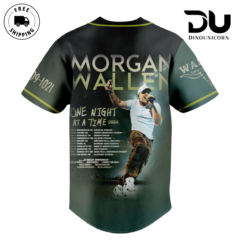 Morgan Wallen Baseball Jersey NNA Shirt - Image 2