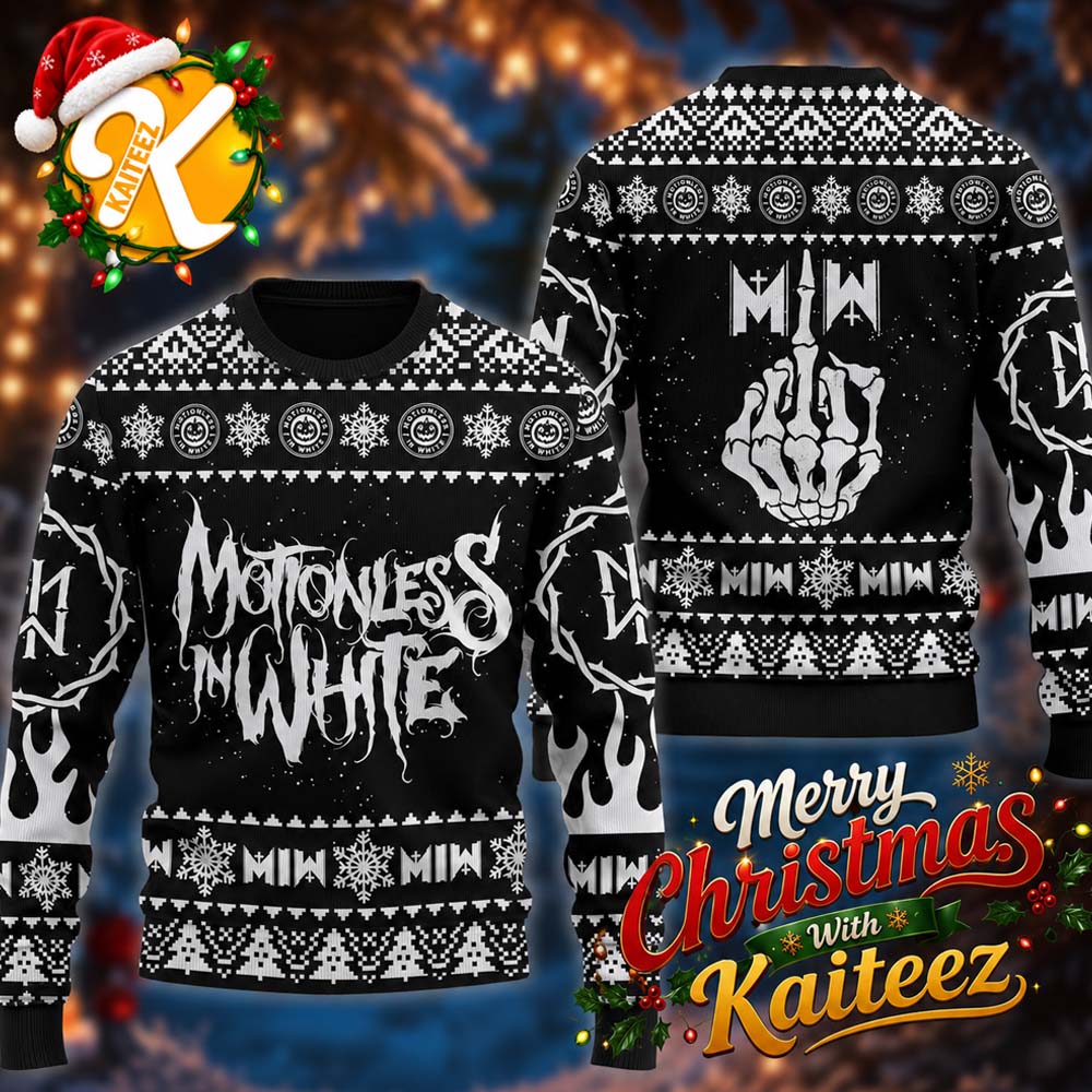 Motionless In White Best Give For Holidays Christmas Ugly Sweater HG
