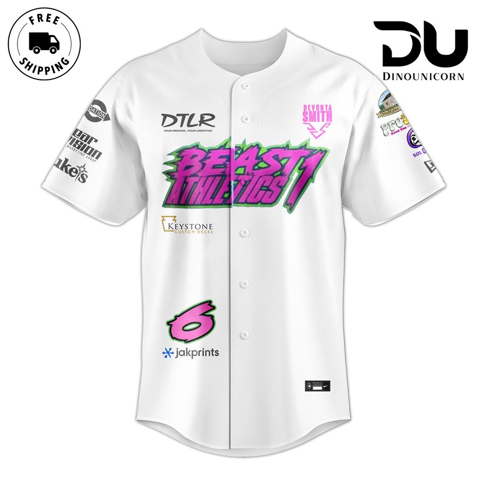 NFL Philadelphia Eagles Baseball Jersey NNA Charity - Image 2