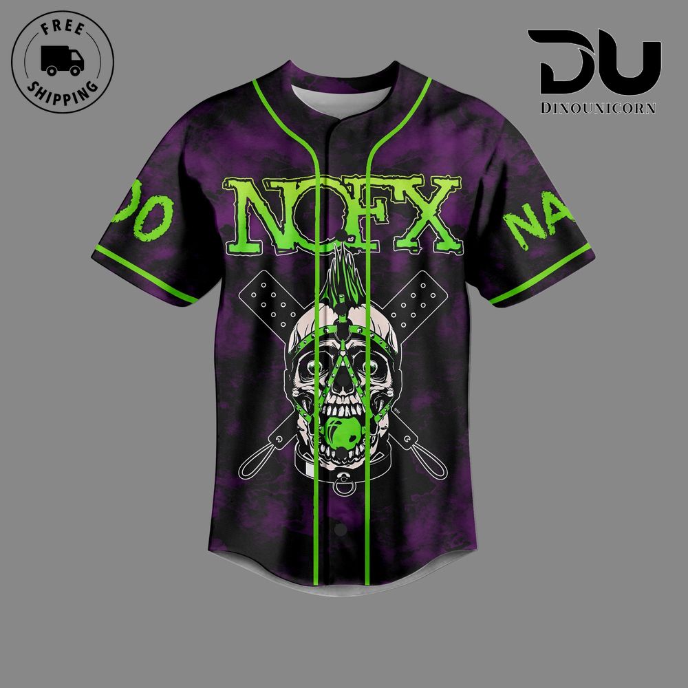 NOFX Punk In Drublic Baseball Jersey NNA – Official Band Merchandise - Image 2
