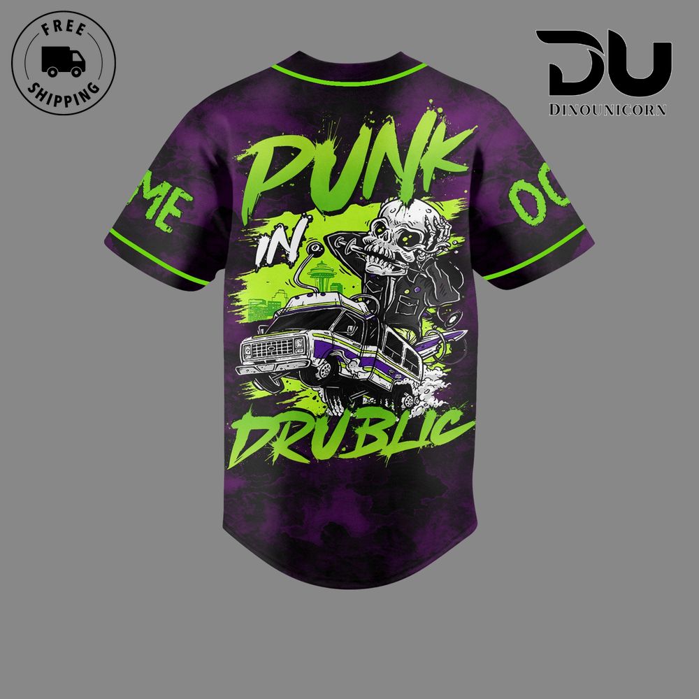 NOFX Punk In Drublic Baseball Jersey NNA – Official Band Merchandise - Image 3