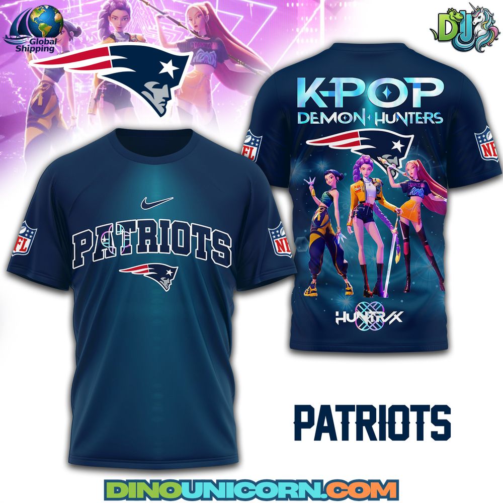 New England Patriots KPop Demon Hunters T-Shirt Hoodie Or Zip-up Hoodie NNA