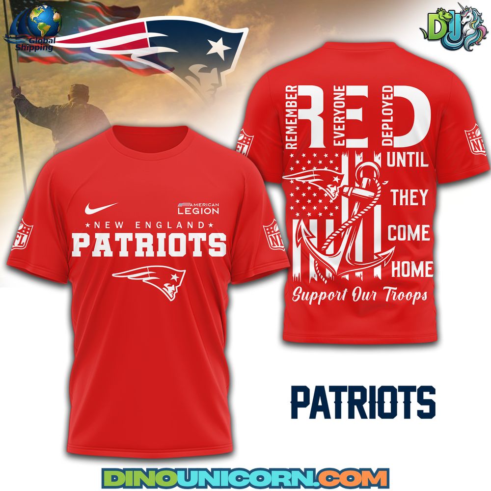 New England Patriots Red Friday T-Shirt Hoodie Or Zip-up Hoodie NNA