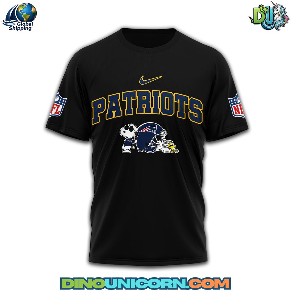 New England Patriots Snoopy Witch T-Shirt Hoodie Or Zip-up Hoodie NNA - Image 3