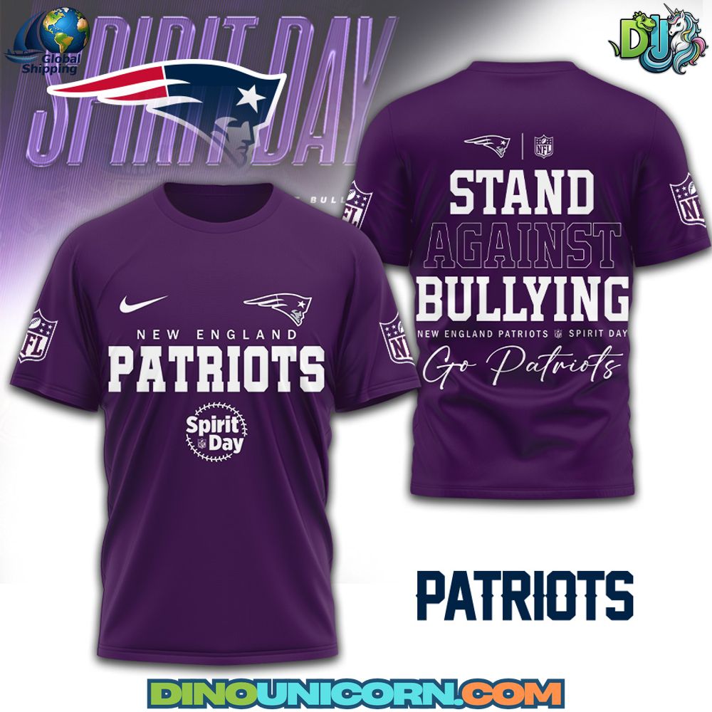 New England Patriots Spirit Day T-Shirt Hoodie Or Zip-up Hoodie NNA