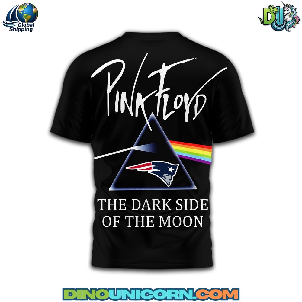 New England Patriots The Dark Side Of The Moon T-Shirt Hoodie Or Zip-up Hoodie NNA - Image 4