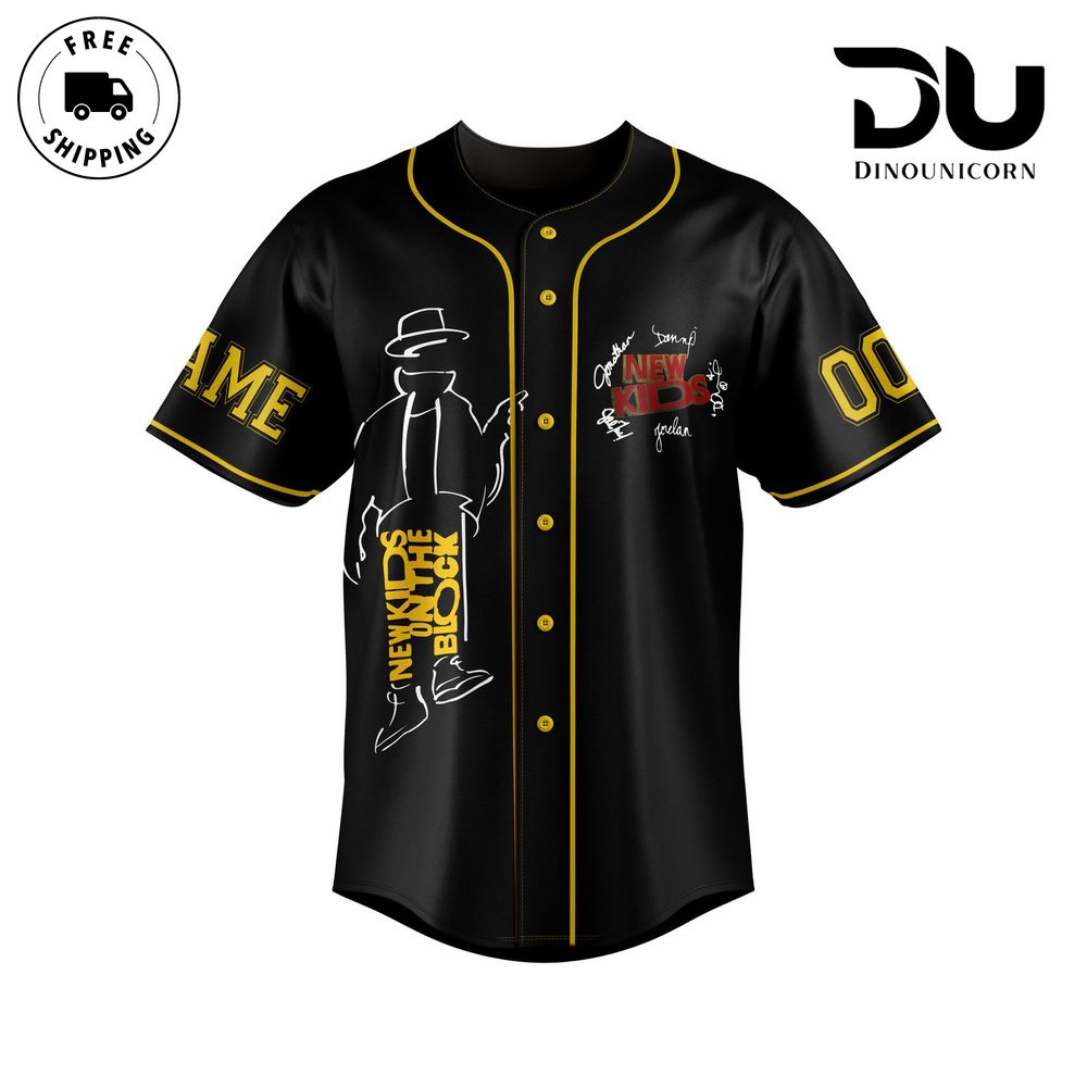 New Kids On The Block Baseball Jersey NNA Shirt