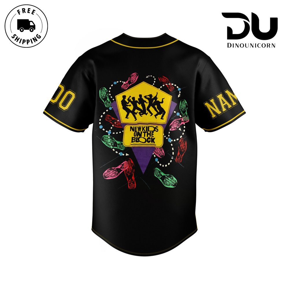 New Kids On The Block Baseball Jersey NNA Shirt - Image 2