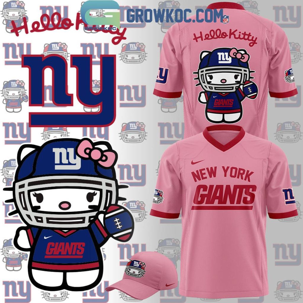 New York Giants Pink Love Heart Football Jersey, Mesh Jersey, Women Croptop Sports Shirt HFN