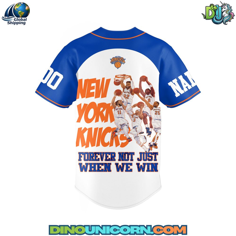 New York Knicks Baseball Jersey NNA - Image 3