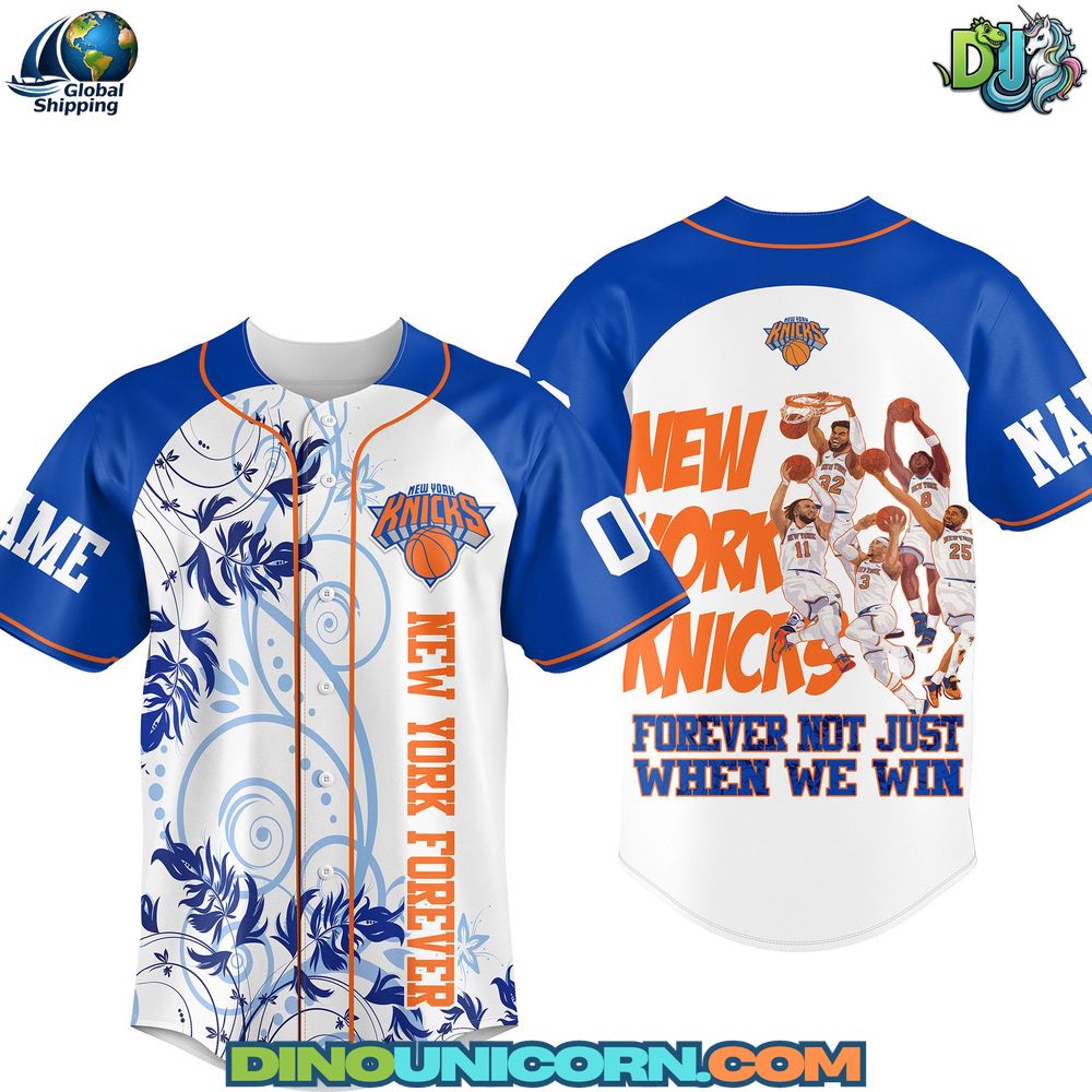 New York Knicks Baseball Jersey NNA - Image 4