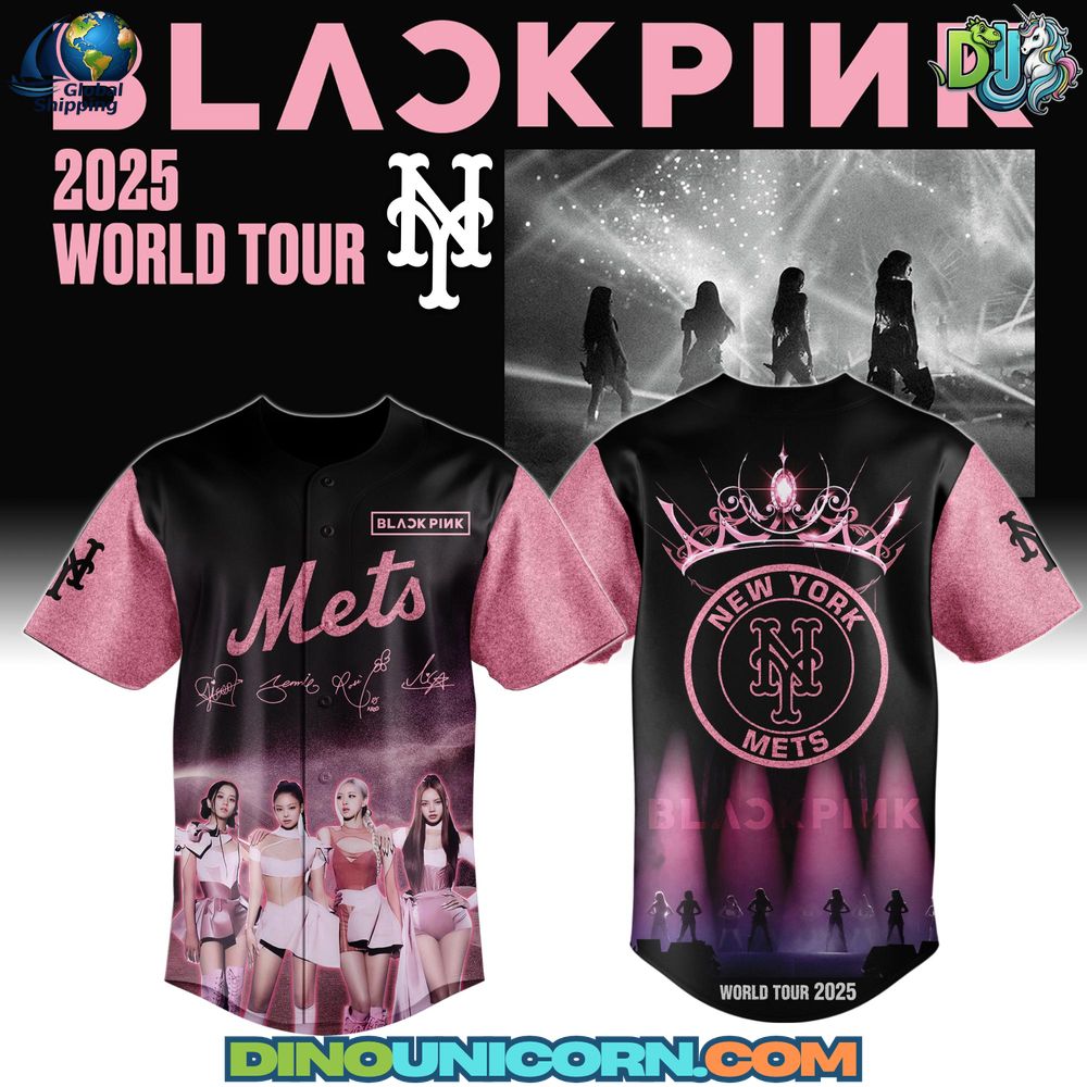 NYMets x Blackpink Baseball Jersey NNA