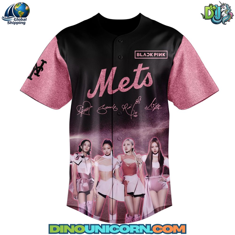 NYMets x Blackpink Baseball Jersey NNA - Image 2