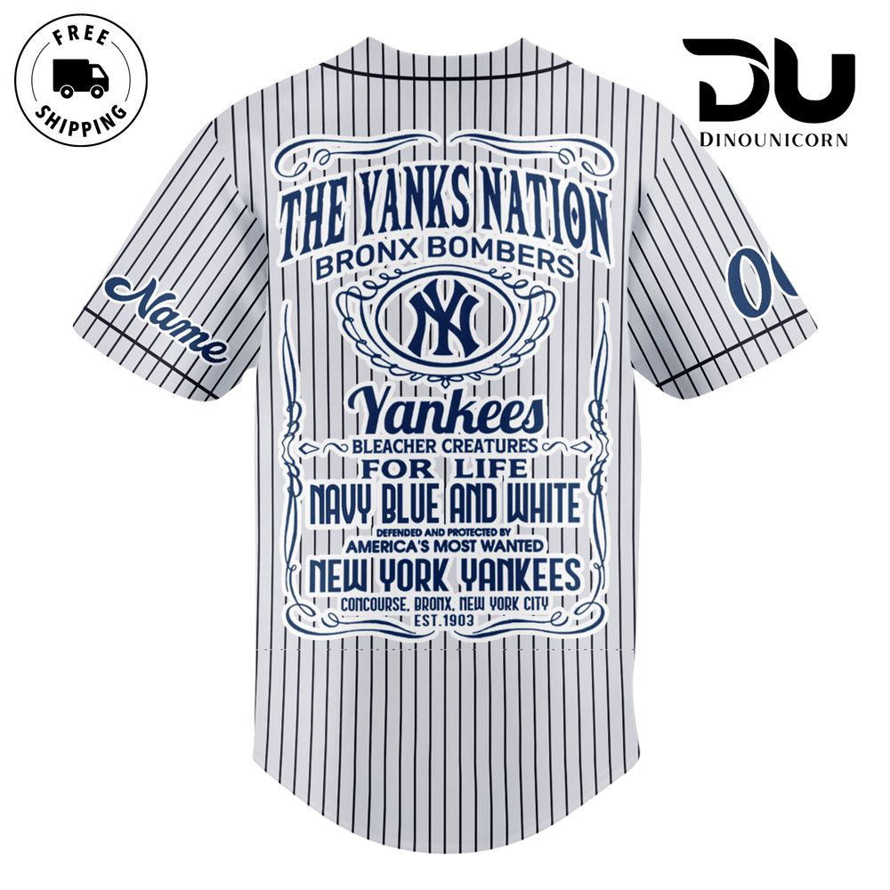 New York Yankees Baseball Team MLB Limited Edition Baseball Jersey NNA - Image 2