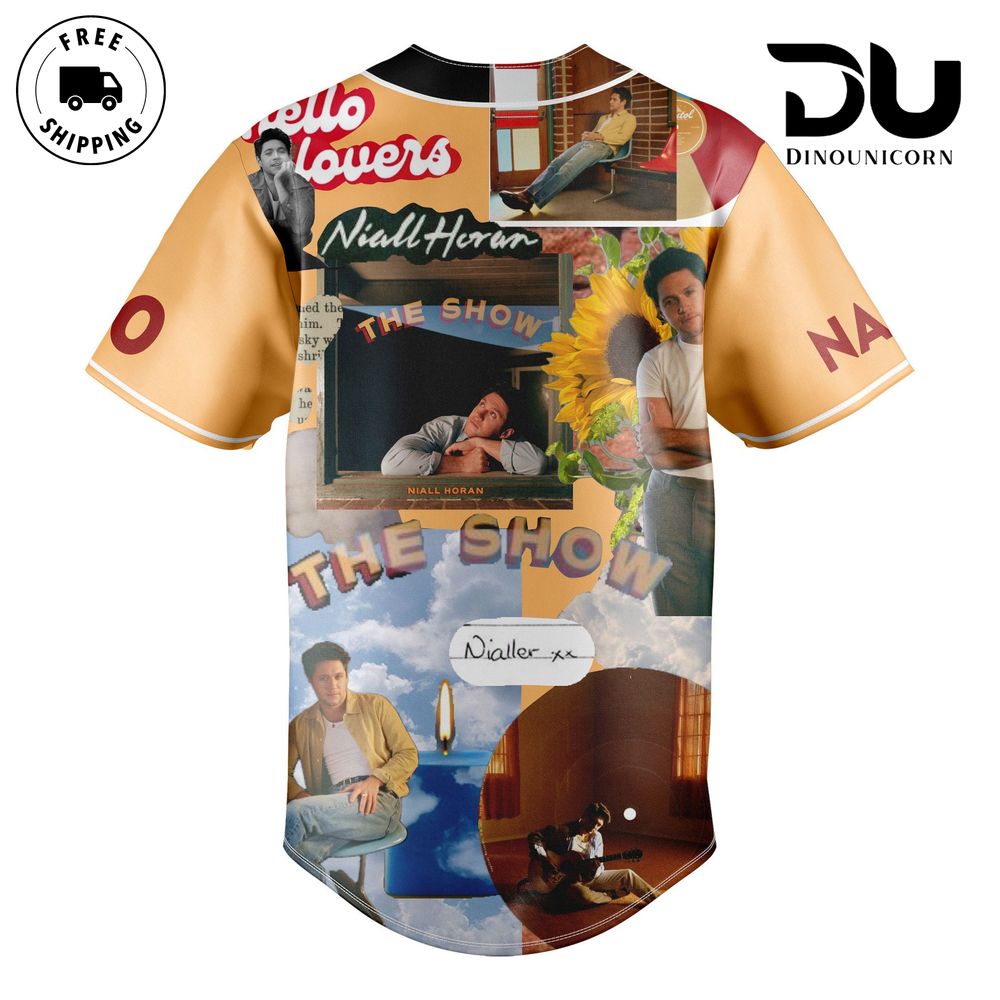 Niall Horan The Show Live On Tour Baseball Jersey NNA Exclusive Concert Apparel - Image 2