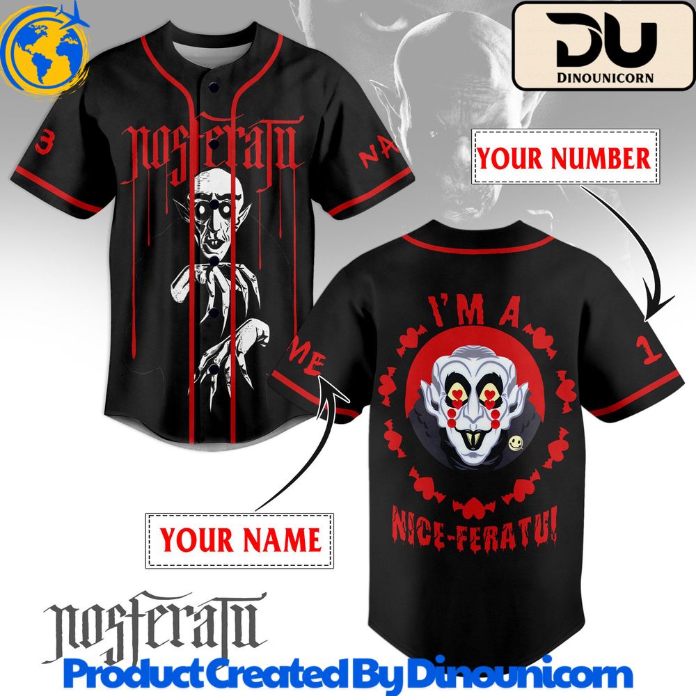 Nosferatu Baseball Jersey NNA