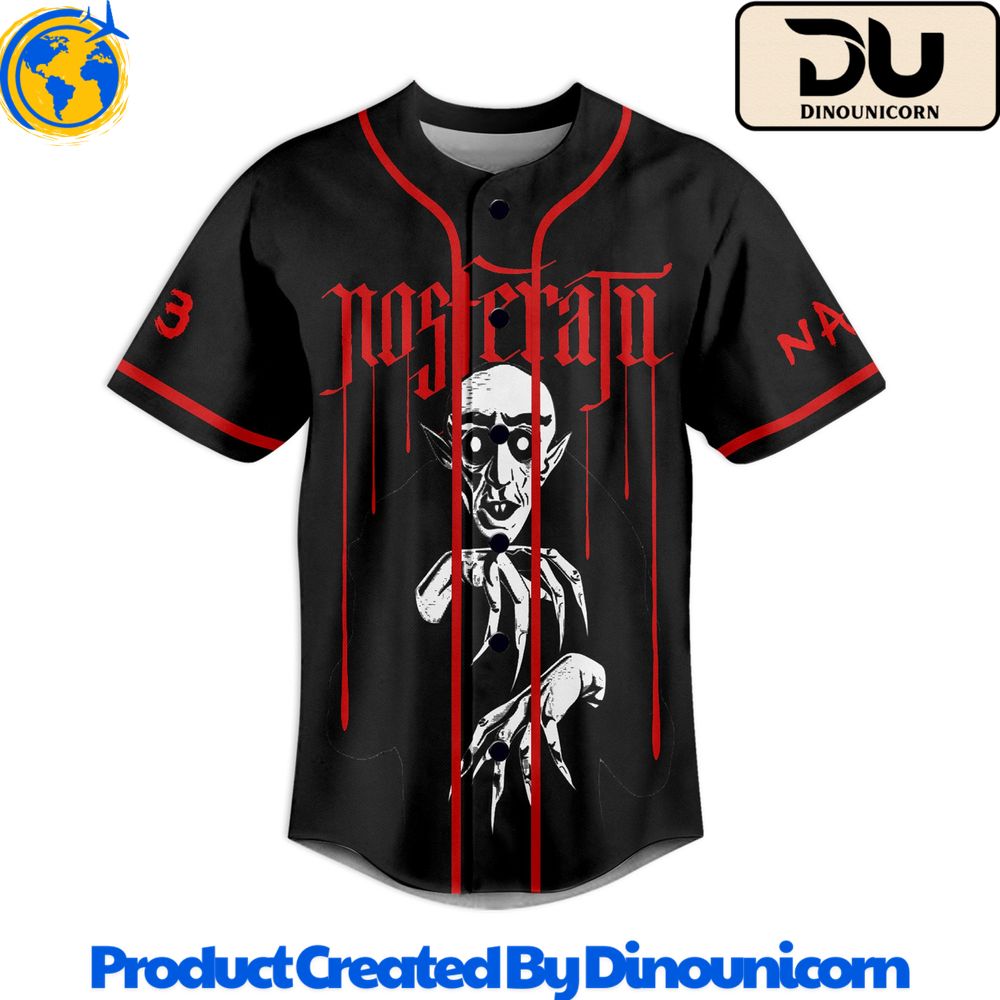 Nosferatu Baseball Jersey NNA - Image 2