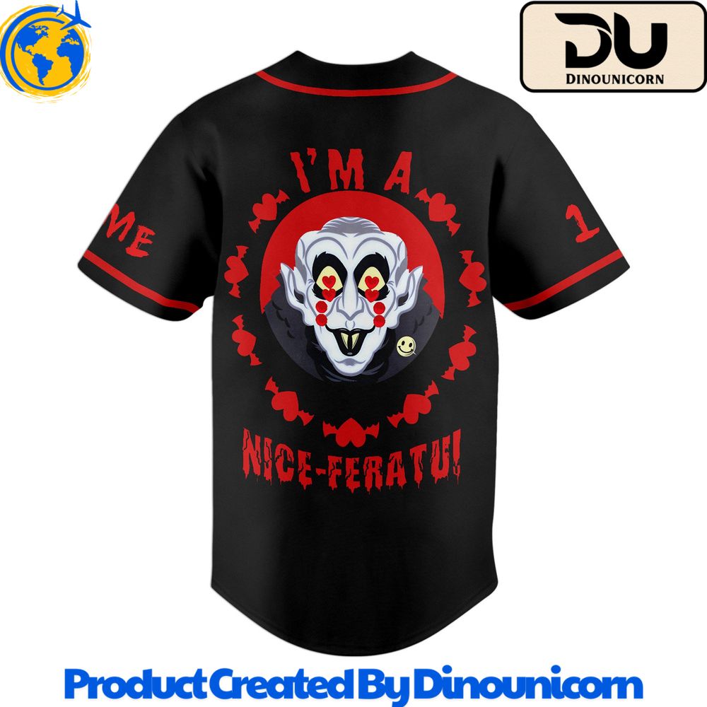 Nosferatu Baseball Jersey NNA - Image 3
