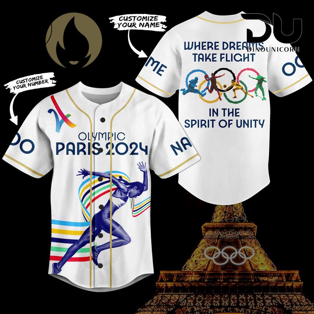 Olympic Paris  Baseball Jersey NNA