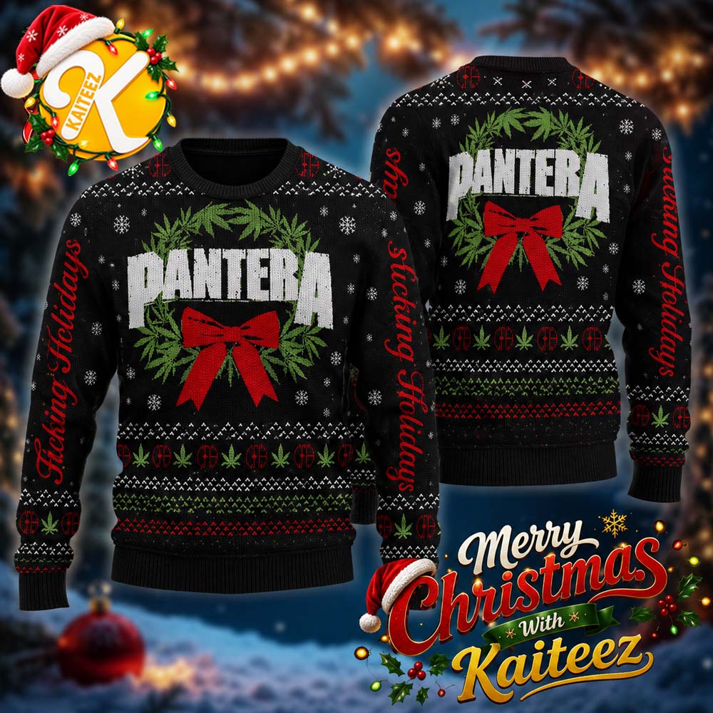 Pantera Best Gift For Christmas Fucking Holiday Ugly Sweater HG