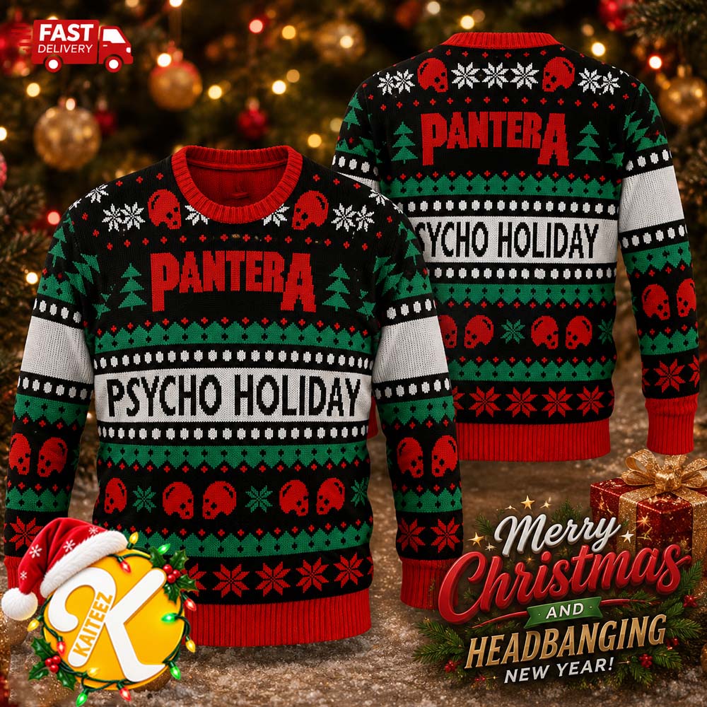 Pantera Psycho Holiday Best Gift For Christmas Day Ugly Sweater HG
