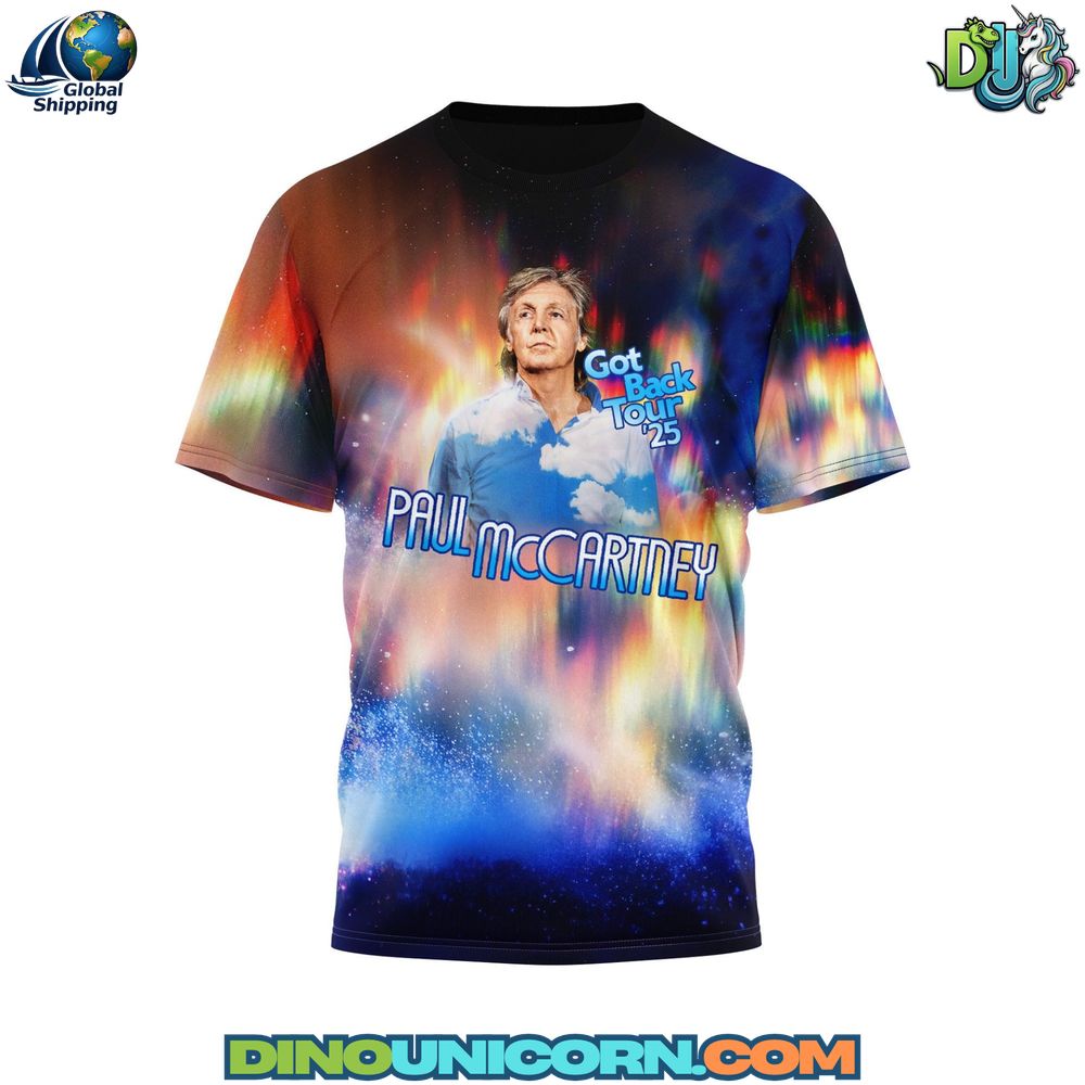 Paul McCartney Got Back Tour 2025 T-Shirt Hoodie Or Zip-up Hoodie NNA - Image 2