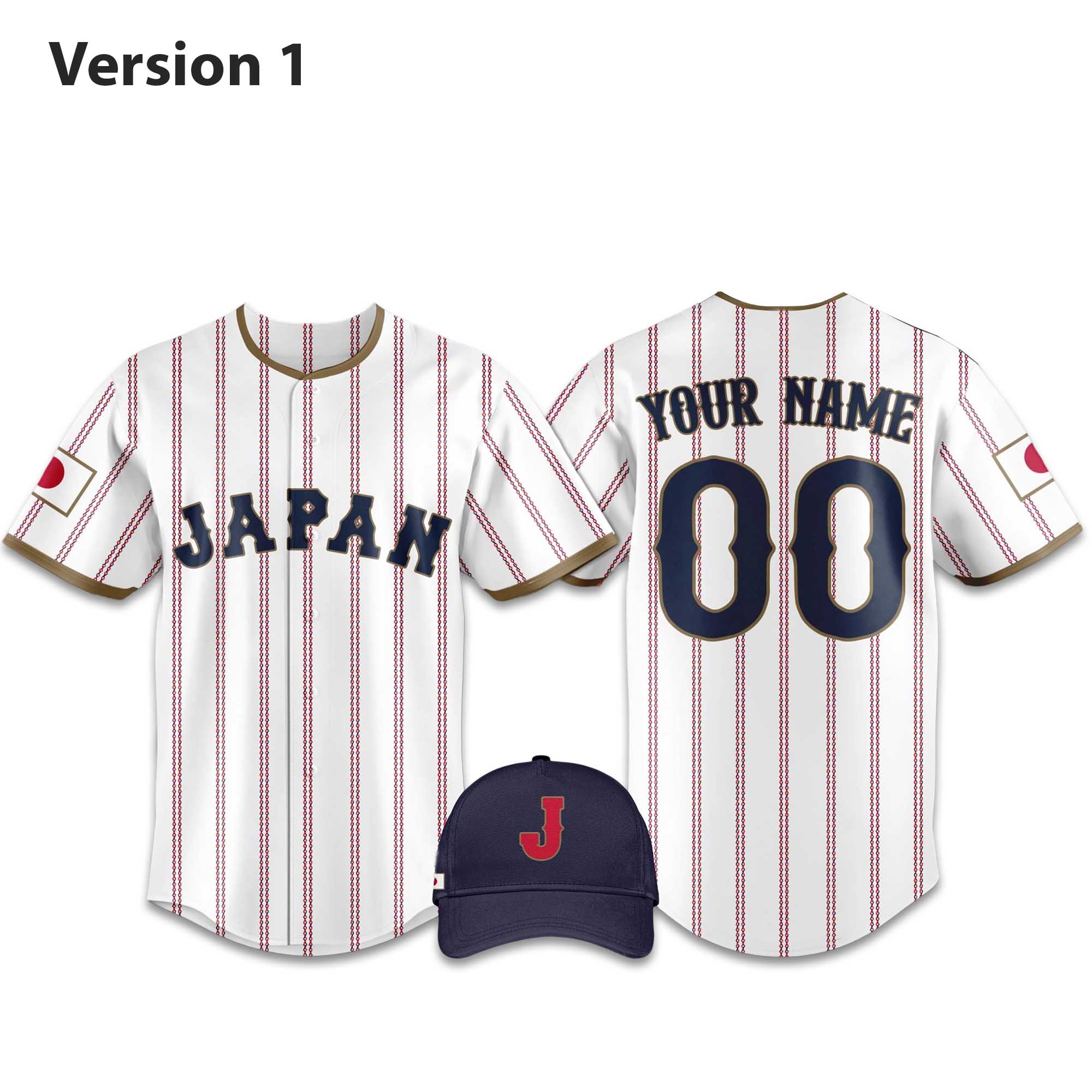 Personalized Japan Baseball 2026 World Baseball Classic Jersey NNA