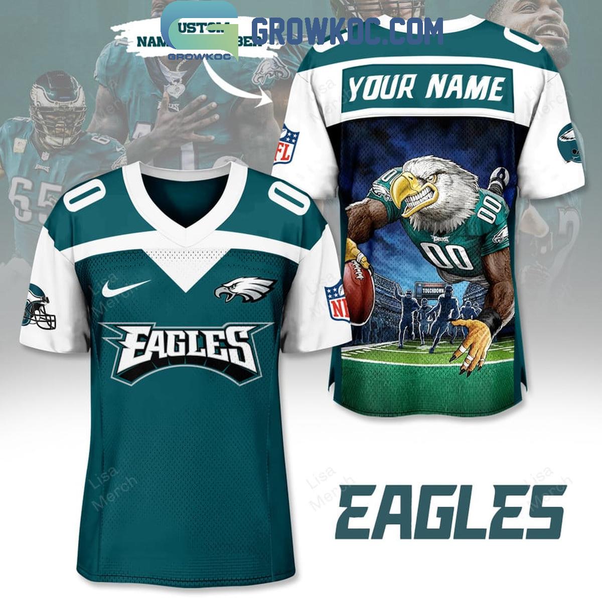 Philadelphia Eagles Sport Spirit 2024 Personalized Football Jersey, Mesh Jersey, Women Croptop Sports Shirt HFN
