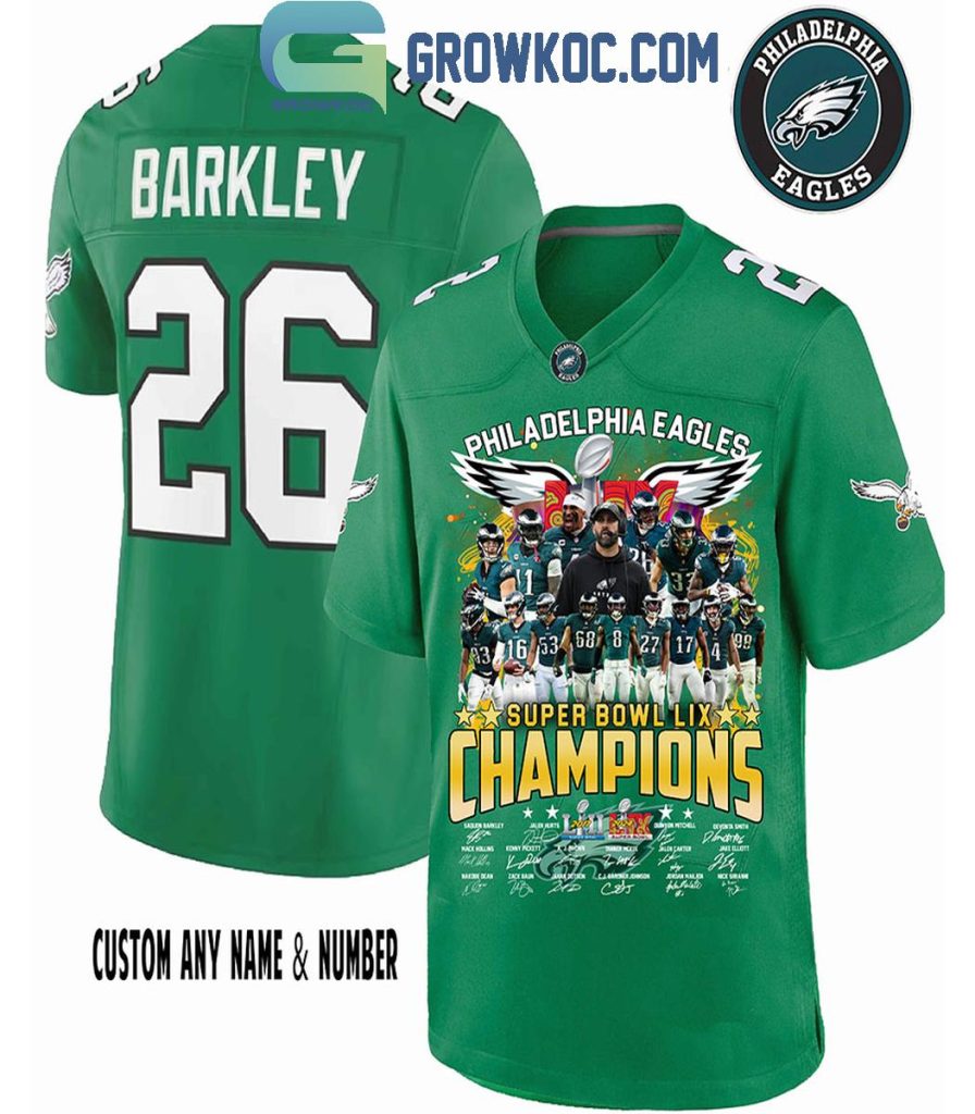 Philadelphia Eagles Super Bowl LIX Champions Personalized Football Jersey, Mesh Jersey, Women Croptop Sports Shirt HFN