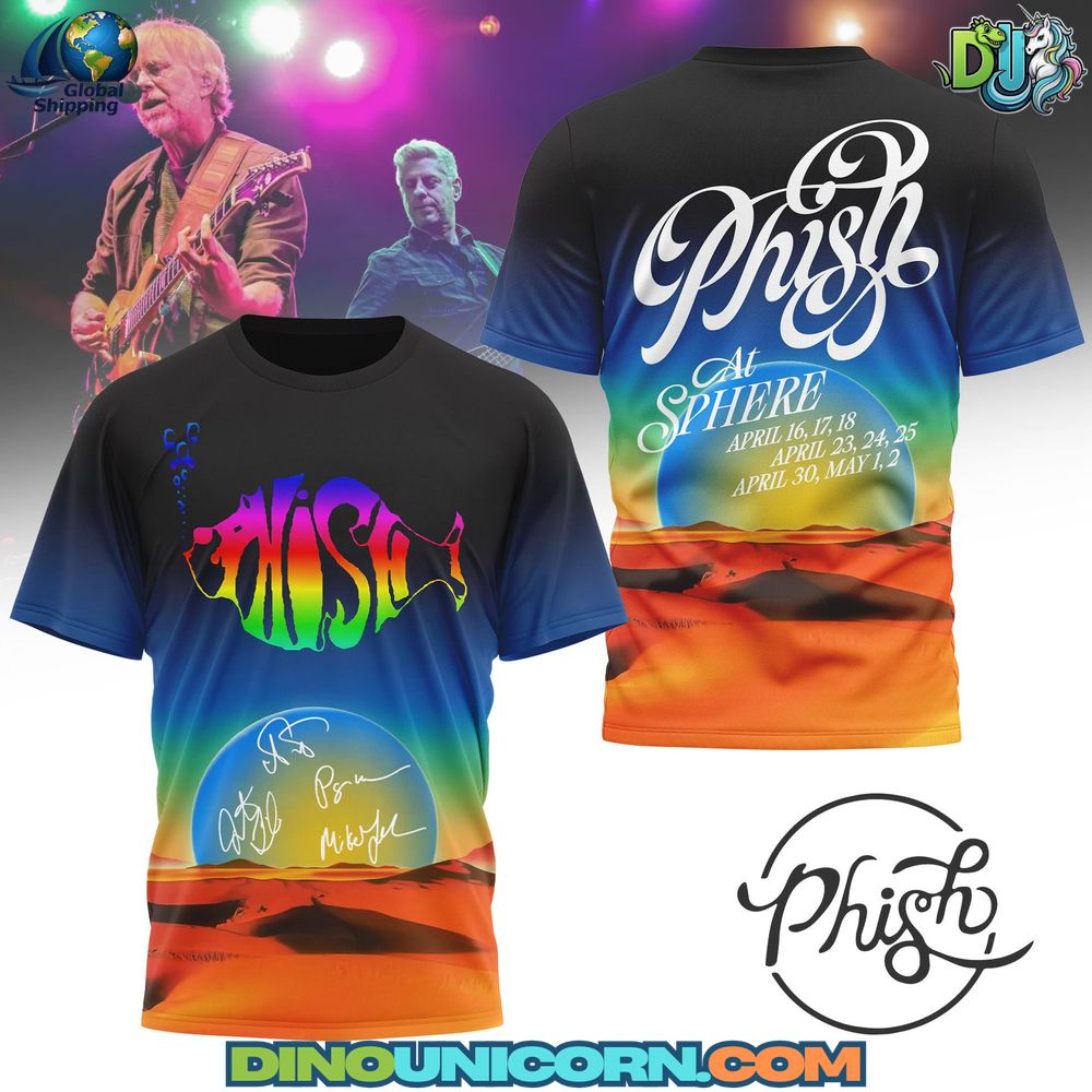Phish At Sphere T-Shirt Hoodie Or Zip-up Hoodie NNA