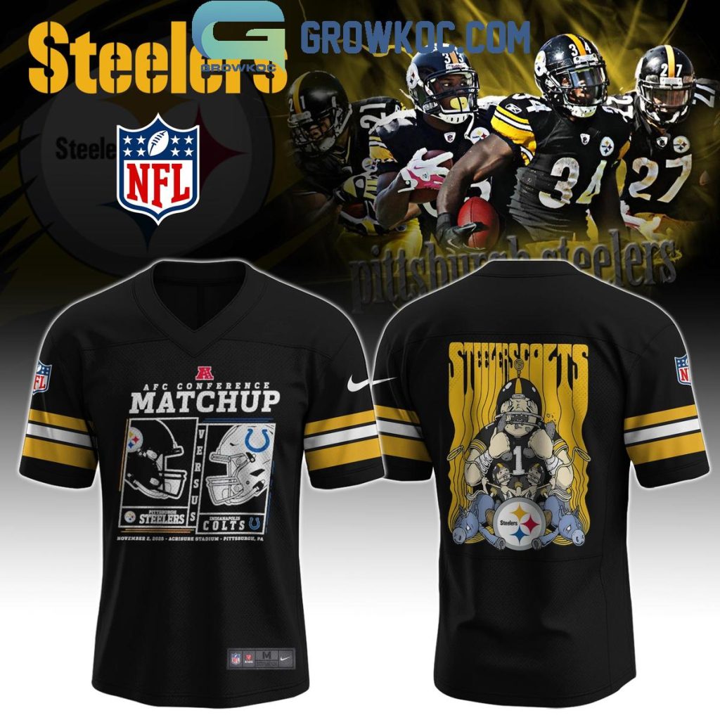 Pittsburgh Steelers Pride The Black Gold Football Jersey, Mesh Jersey, Women Croptop Sports Shirt HFN