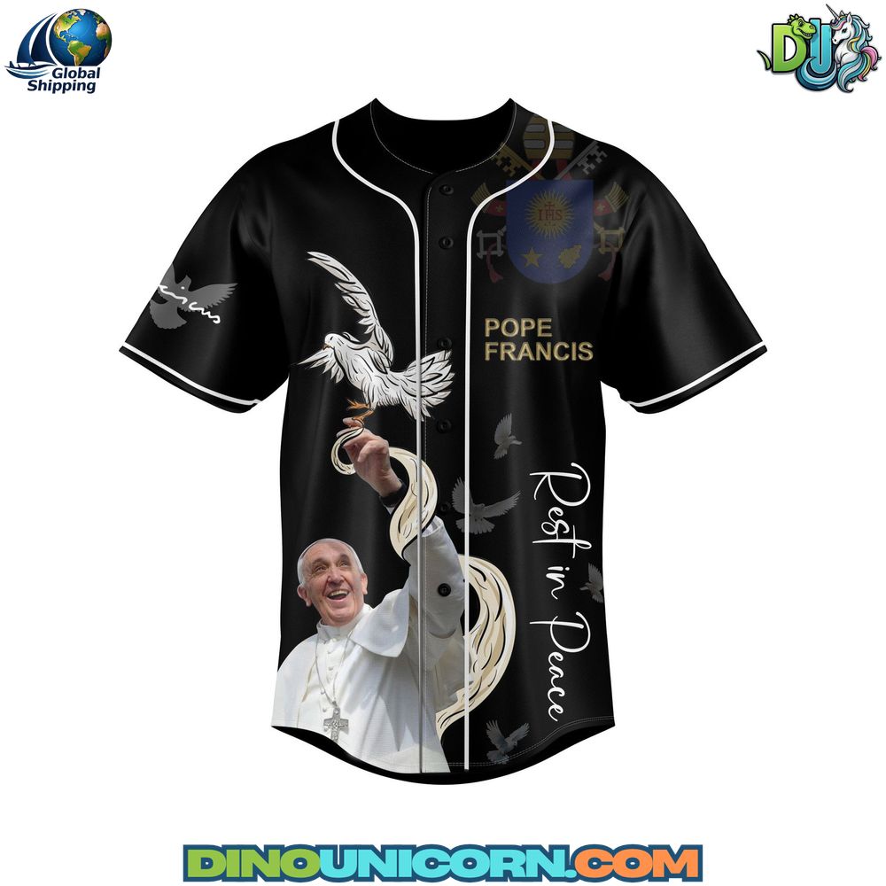 Pope Francis Baseball Jersey NNA - Image 2
