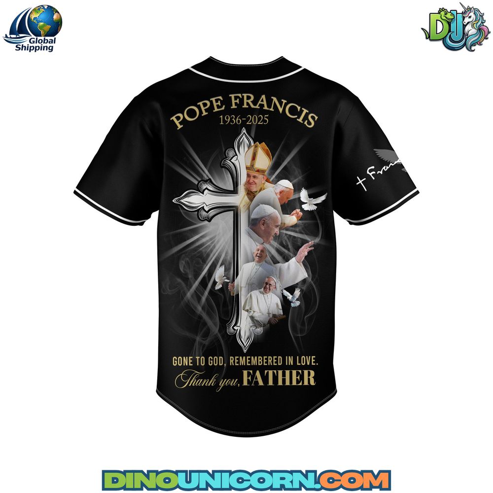 Pope Francis Baseball Jersey NNA - Image 3
